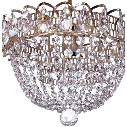 Люстра Катерина Купол подвесная в Новокузнецке Гусь Хрустальный